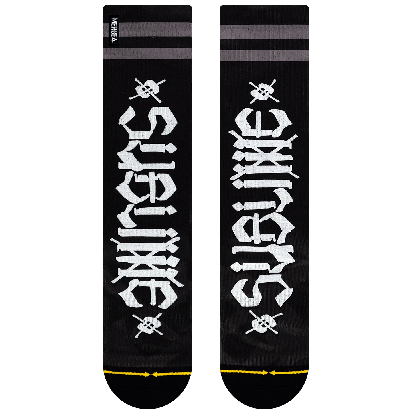 Sublime Chaz Tag Black Adult Tall Socks