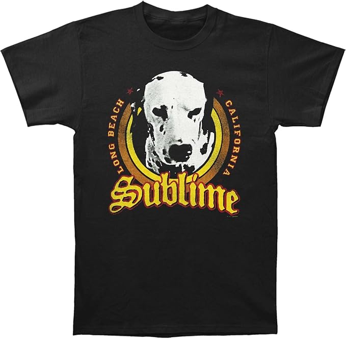 Sublime Lou Dog Dalmation Mens T Shirt Black Officially Licensed