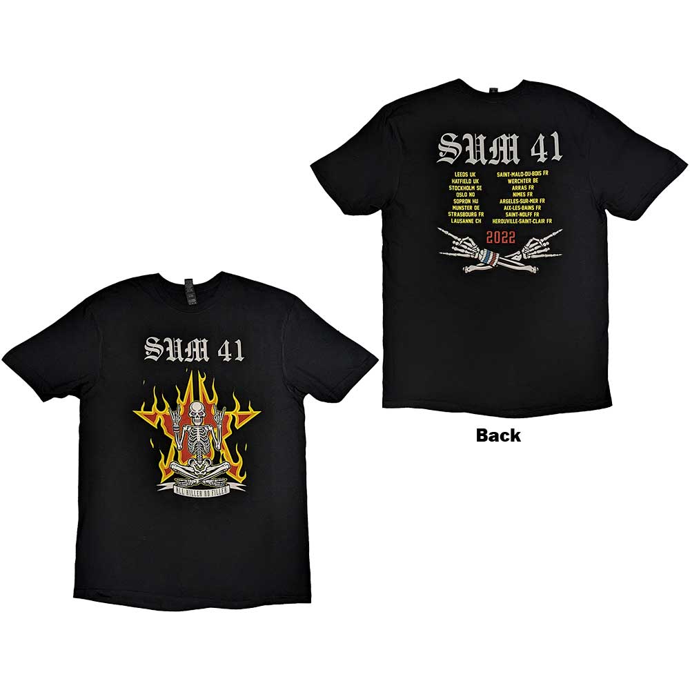 Sum 41 AKNF Skeleton European Tour 2022 [T-Shirt]