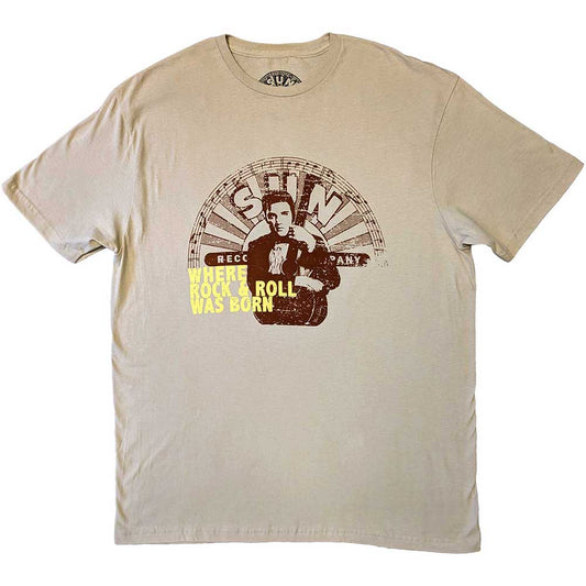 Sun Records Elvis Where R&R Was Born Mens T Shirt