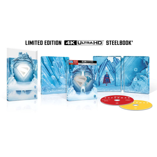Superman (2025) - Limited Edition Steelbook (4K Ultra HD + Blu-ray + Digital)