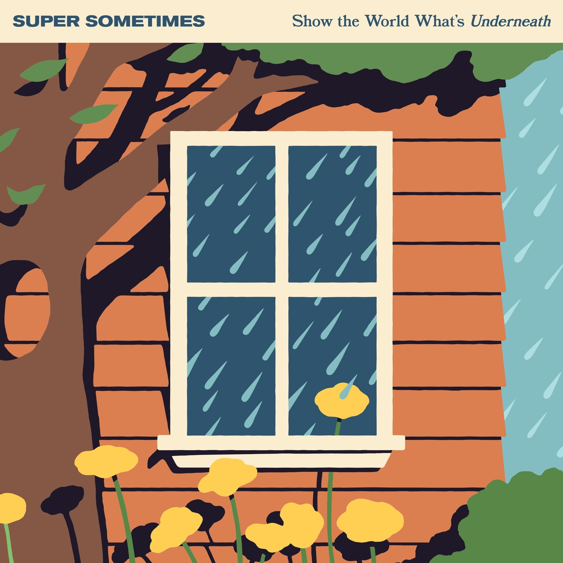 Show The World What’S Underneath (Indie Exclusive) [Half Milky Clear / Half Orange W/ White Splatter] [Vinyl] Vinyl Record