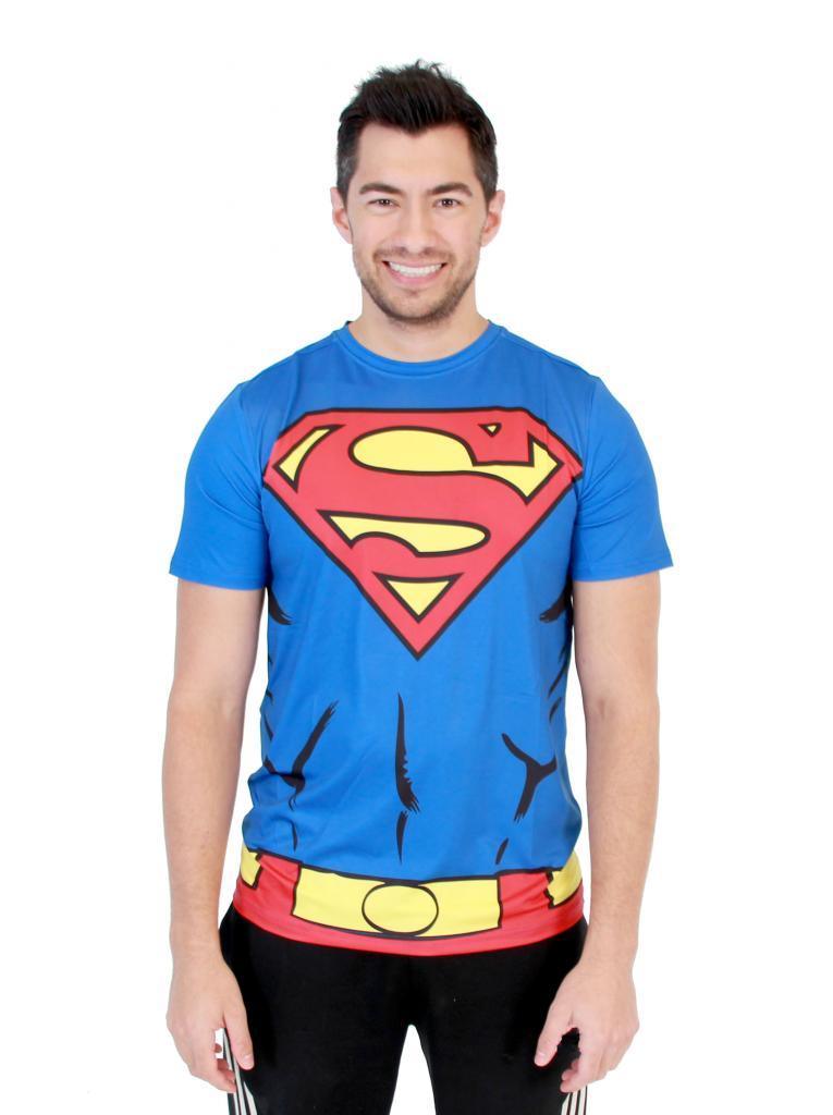 Superman Men's Performance Athletic Costume T-Shirt