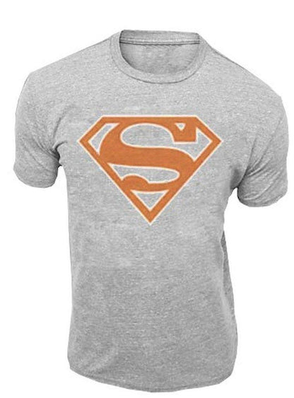 Superman Red-Orange Shield Adult T-Shirt