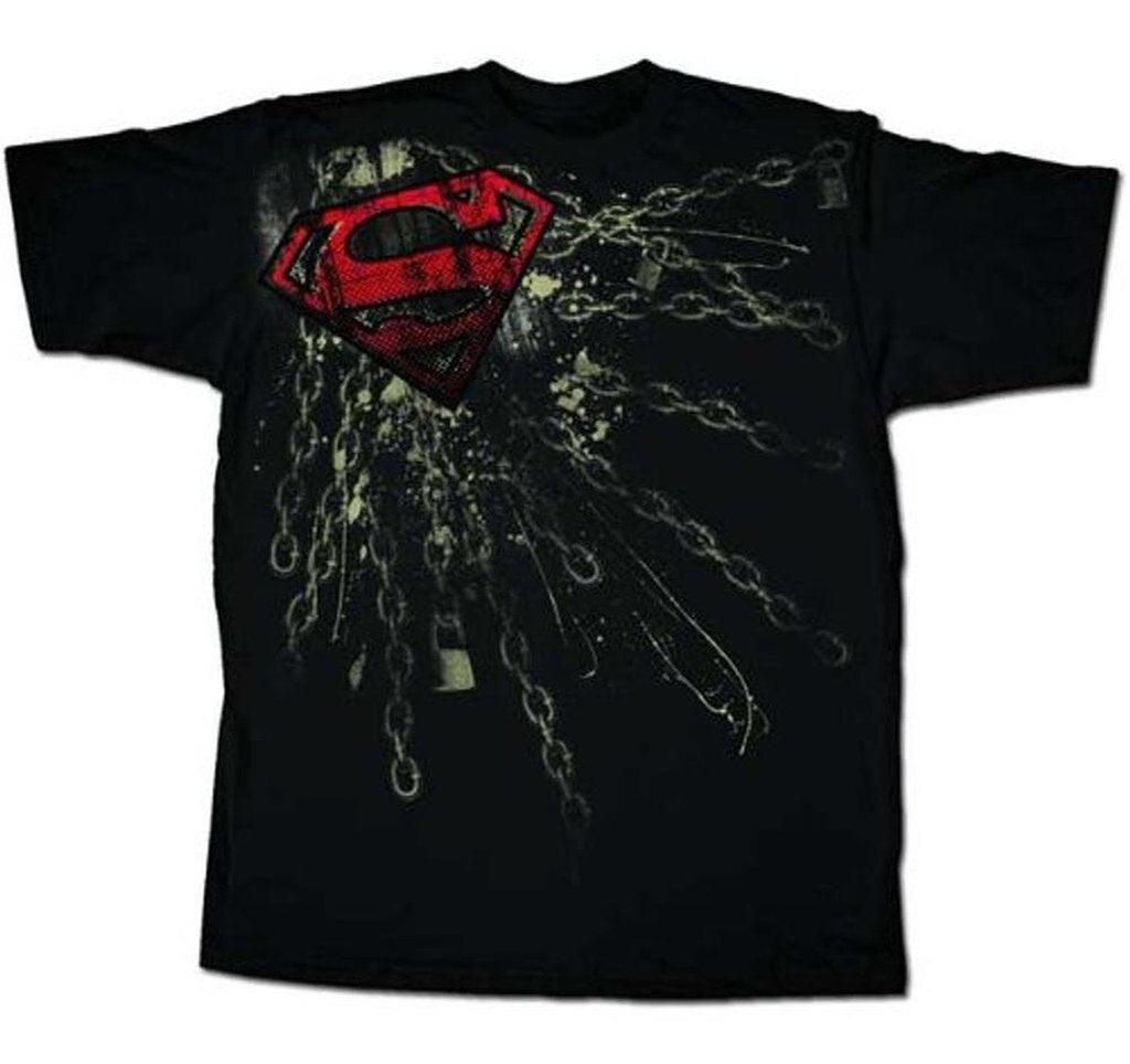 Superman Shackled Chain Logo T-shirt