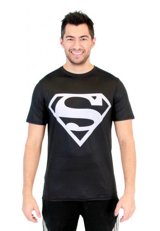 Superman Silver Logo Performance Athletic T-Shirt