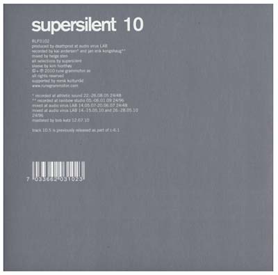 SUPERSILENT - 10 Vinyl Record