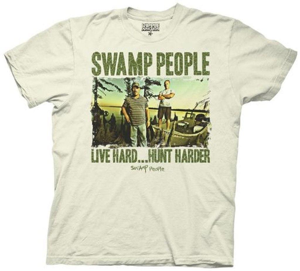 Swamp People Live Hard...Hunt Harder T-shirt