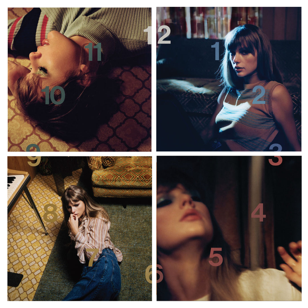 Taylor Swift Midnights (Bundle) Collect All 4 / Completed Clock Vinyl Record