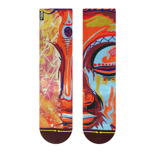 Taylor Reinhold Buddha Adult Crew Socks