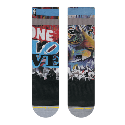 Taylor Reinhold One Love Adult Crew Socks 2-Pack