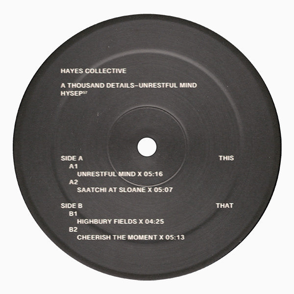 Unrestful Mind   Generic Vinyl Record