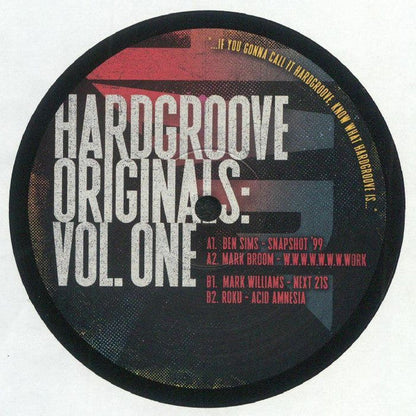 Hardgroove Originals Vol. One   Generic Vinyl Record