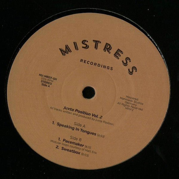 Juxta Position Vol. 2  Generic Vinyl Record