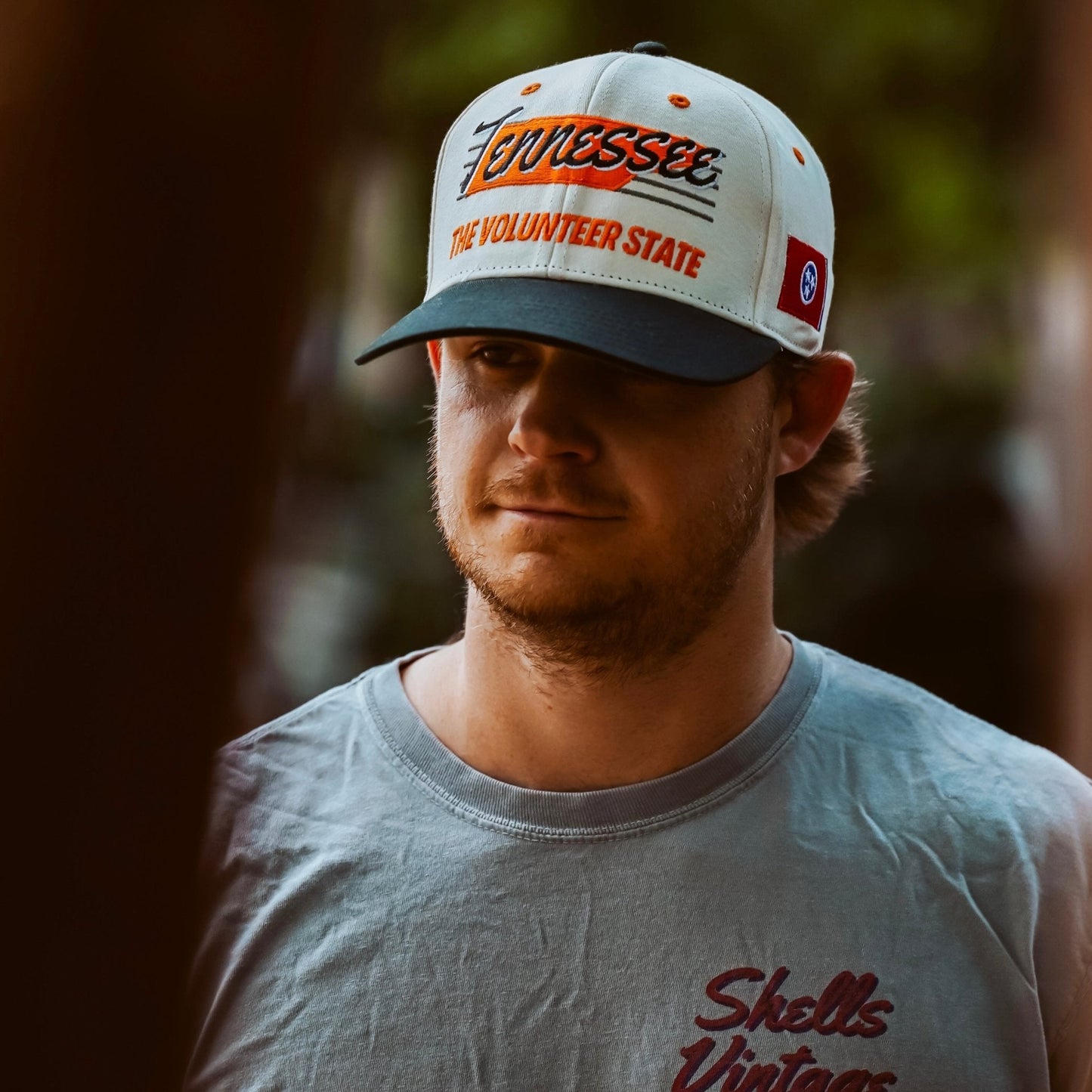 Tennessee Snapback Hat - The Neyland (Cream/Black)