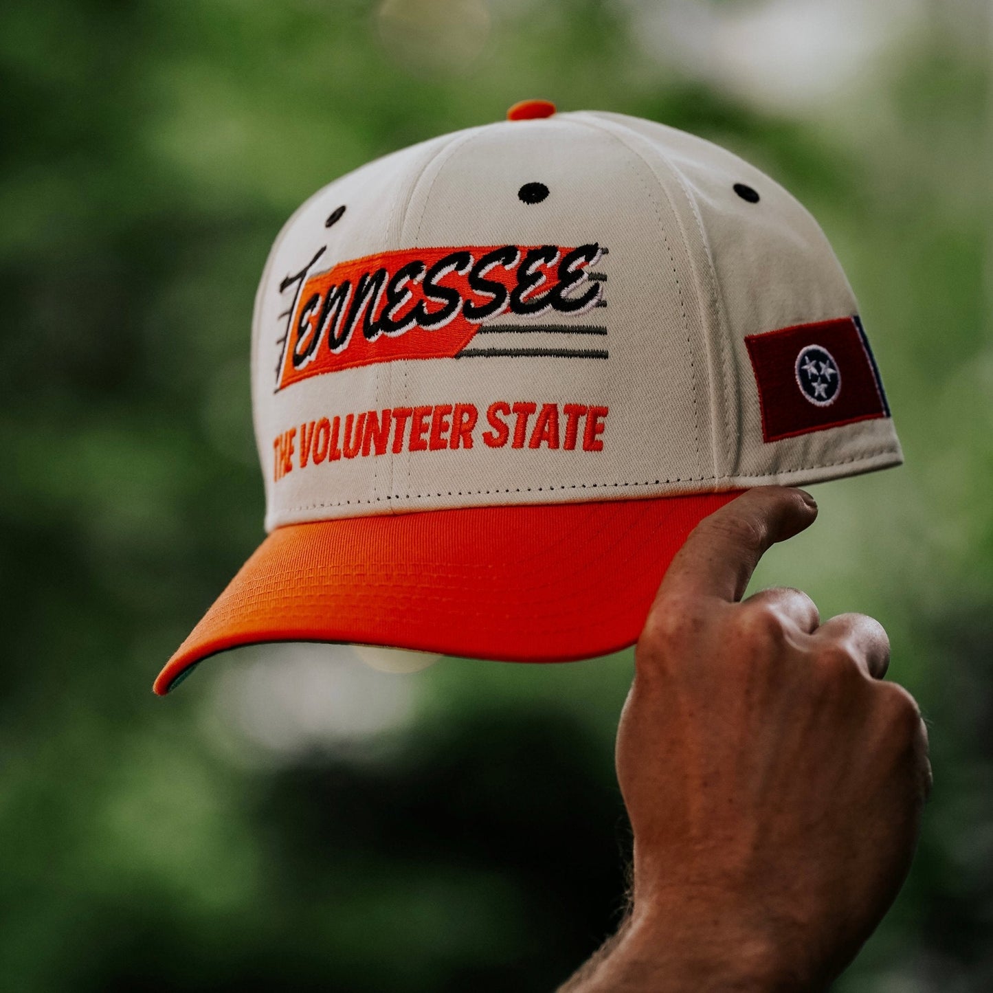 Tennessee Snapback Hat - The Neyland (Cream/Orange)