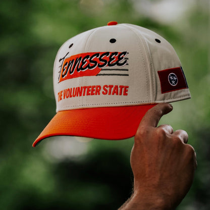 Tennessee Snapback Hat - The Neyland (Cream/Orange)