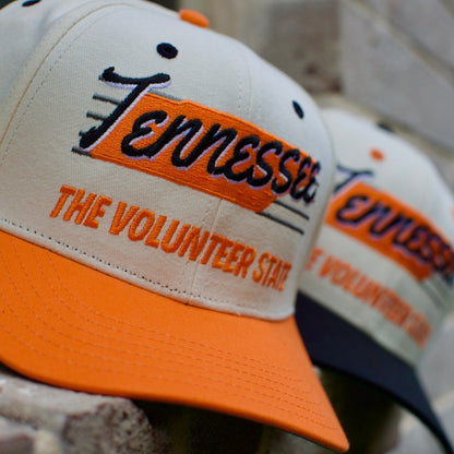 Tennessee Snapback Hat - The Neyland (Cream/Orange)