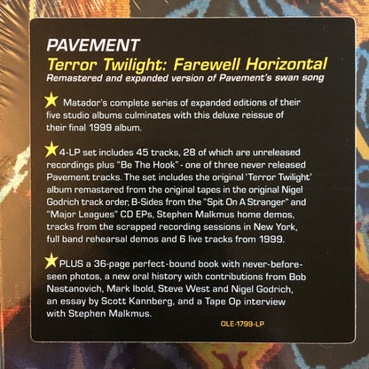 Terror Twilight: Farewell Horizontal [Box Set] Vinyl Record