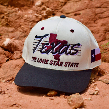 Texas Snapback Hat - The Manziel (Cream/Black)