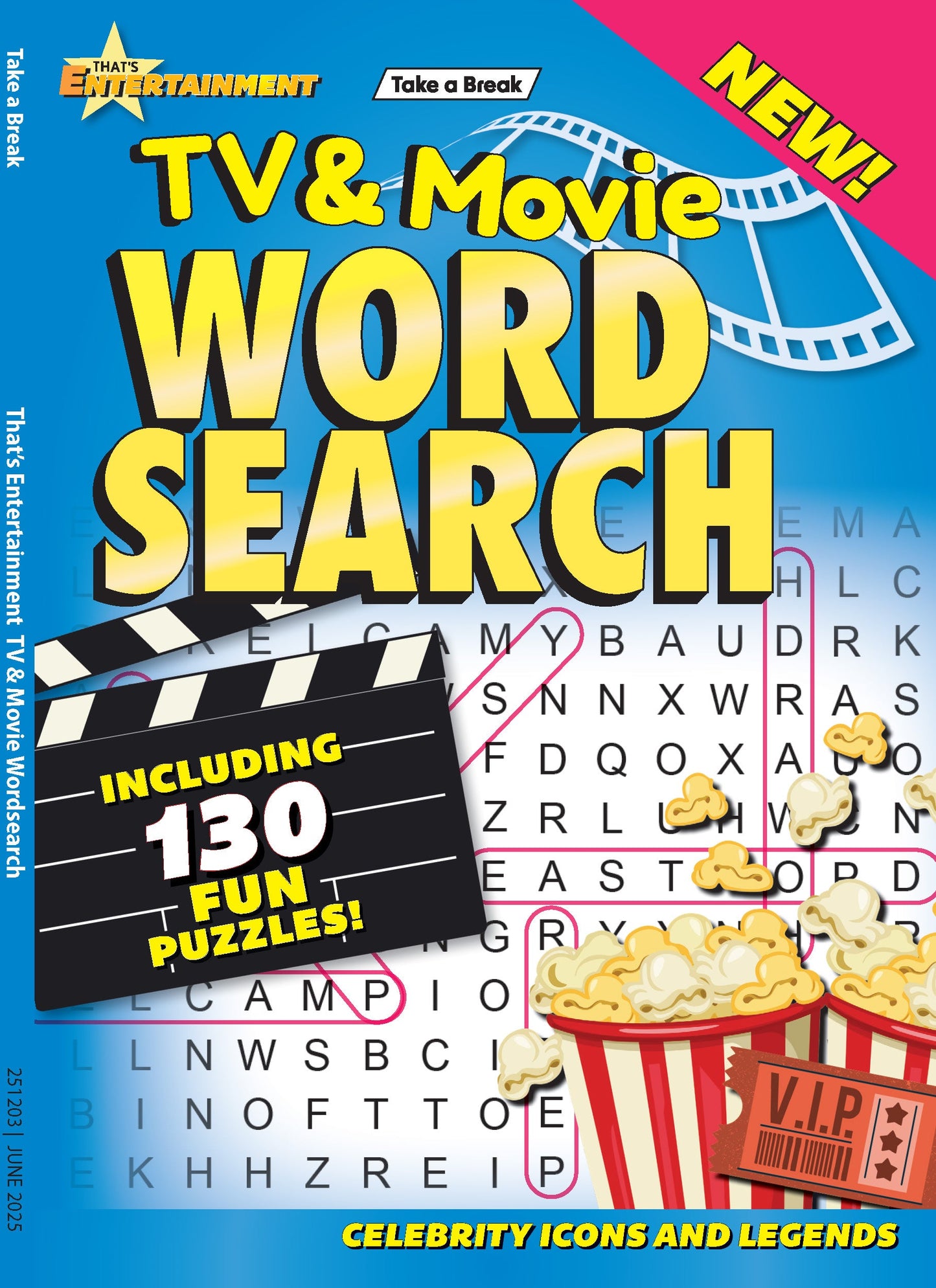 Take a Break - That’s Entertainment 25.03.14: 100 TV & Movie Word Search Puzzles, Fun Facts On Celebrities & Icons, Relax & Enjoy Mind-Boosting Entertainment Anywhere!