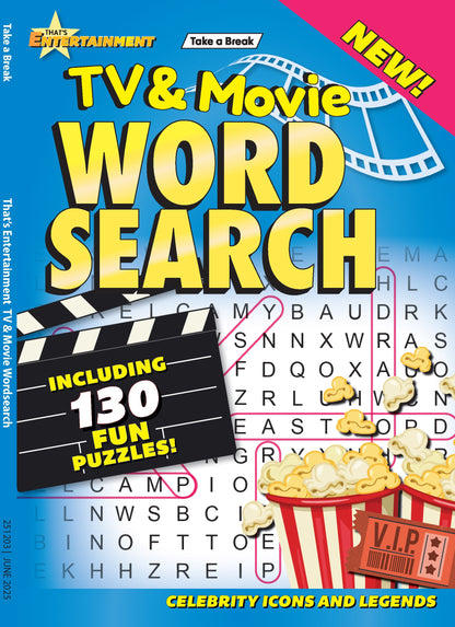 Take a Break - That’s Entertainment 25.03.14: 100 TV & Movie Word Search Puzzles, Fun Facts On Celebrities & Icons, Relax & Enjoy Mind-Boosting Entertainment Anywhere!