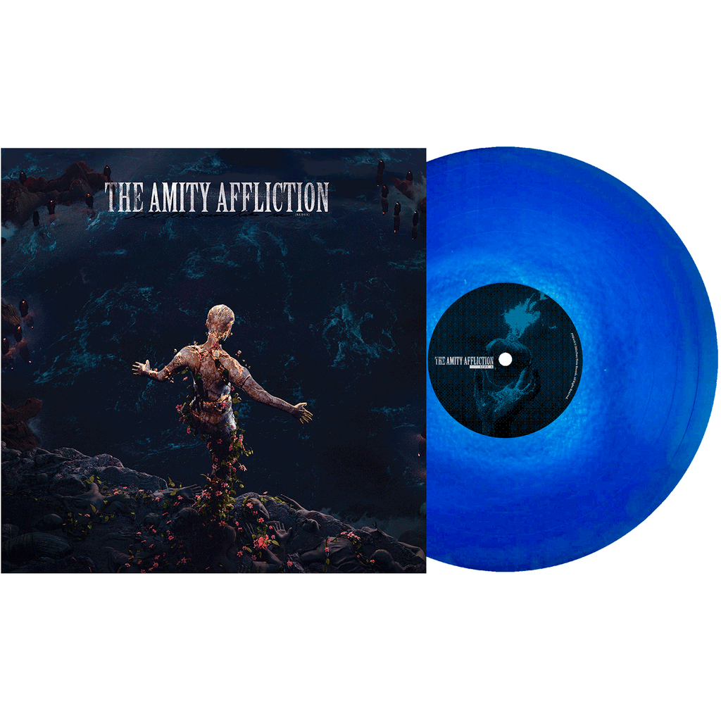 The Amity Affliction - Let The Ocean Take Me (Redux) (Indie Exclusive, White in Aqua Blue in Royal Blue Colored Vinyl) Vinyl Record