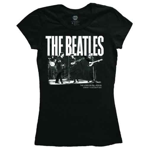 The Beatles 1963 The Palladium Womens T Shirt Officially Licensed