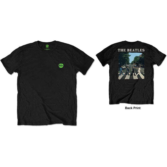 The Beatles Abbey Road & Logo Mens T Shirt Officially Licensed