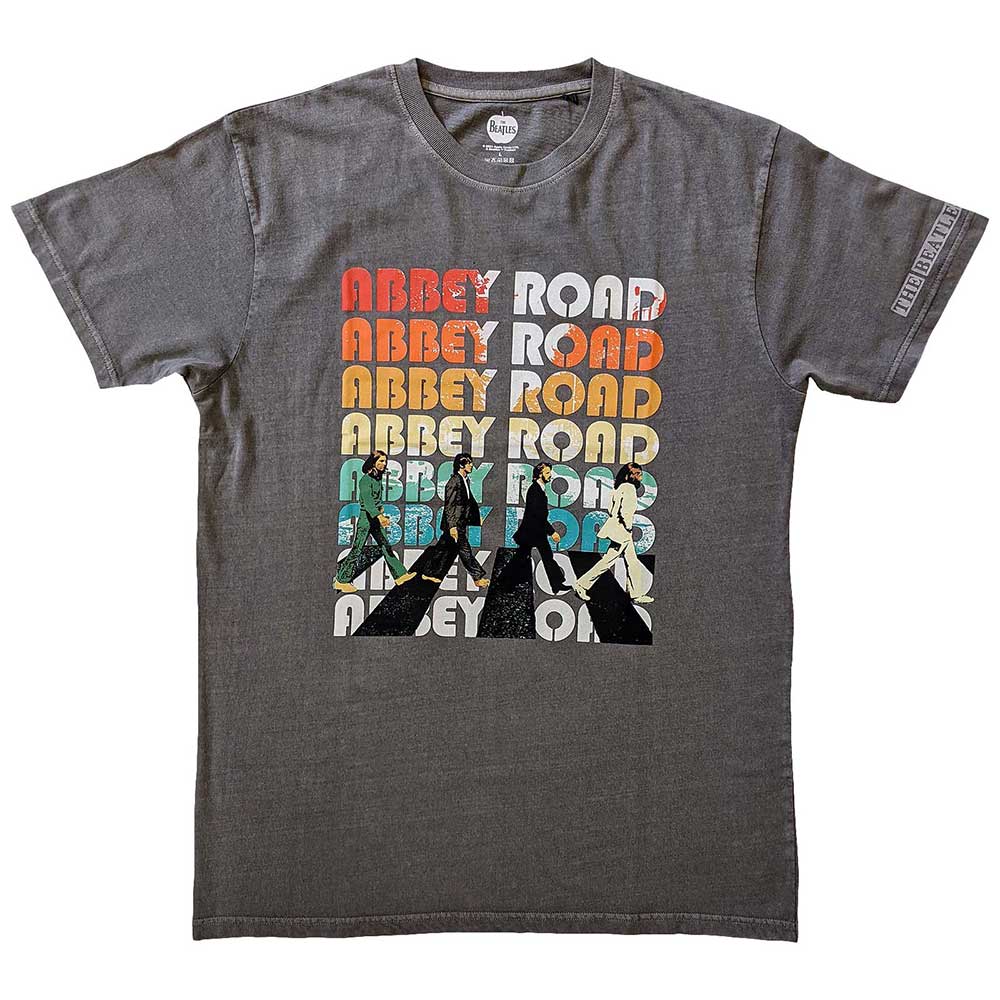 The Beatles Abbey Stacked [T-Shirt] Officially Licensed