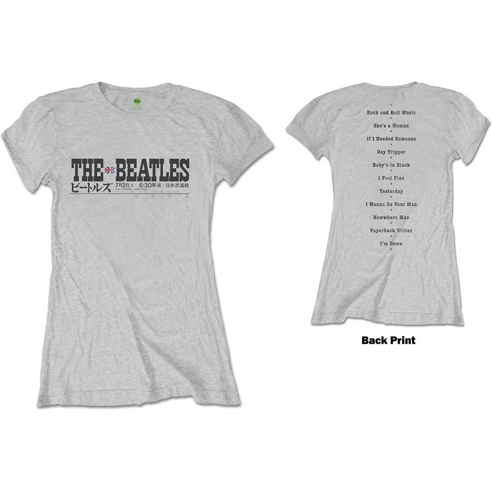 The Beatles Budokan Set List [T-Shirt] Officially Licensed