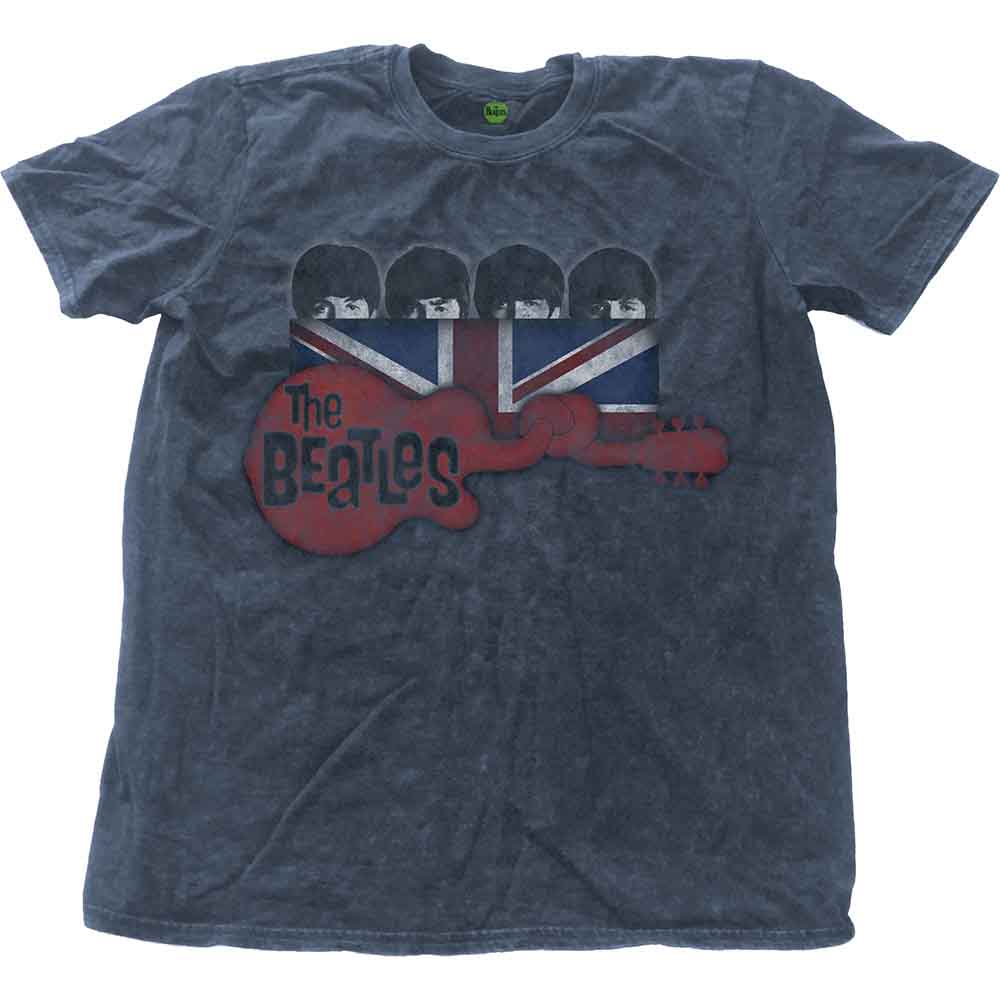 The Beatles Guitar & Flag [T-Shirt]