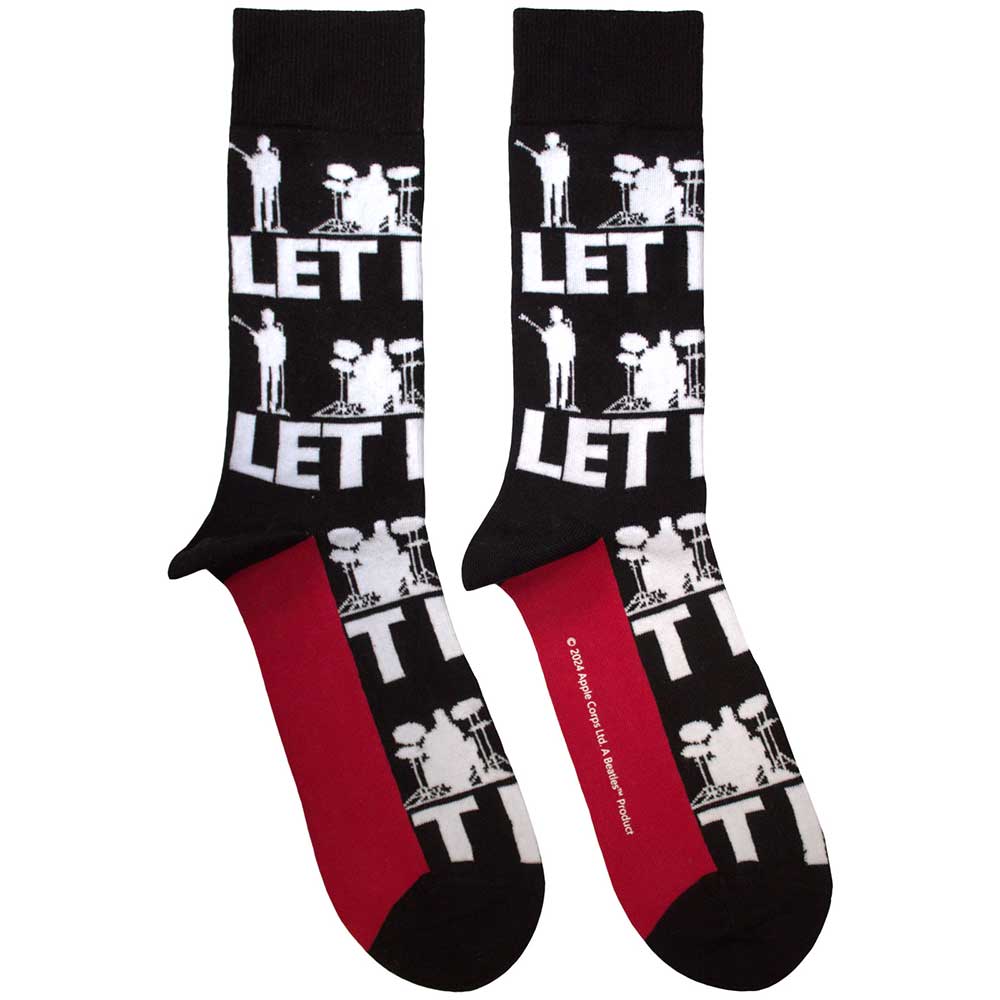 The Beatles Let It Be Silhouettes Repeat [Socks]