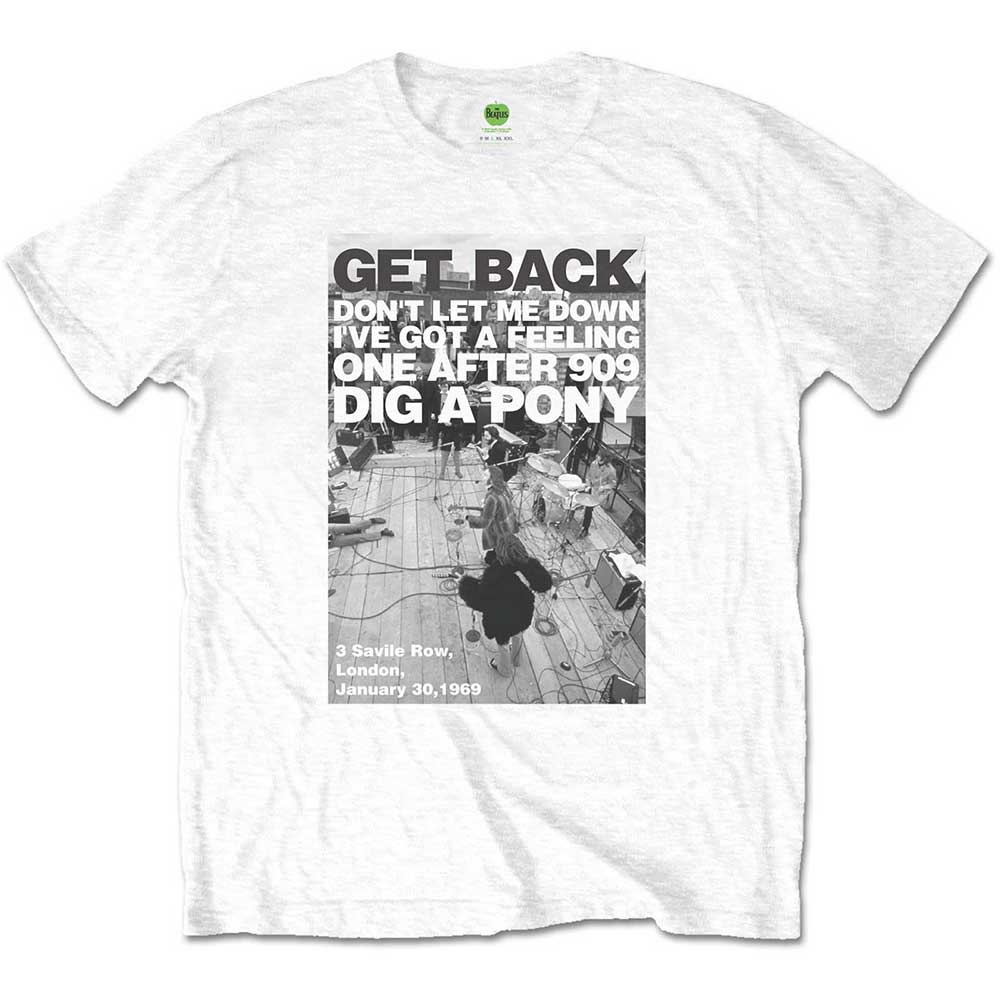 The Beatles Rooftop Shot [T-Shirt] Officially Licensed