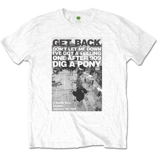 The Beatles Rooftop Shot [T-Shirt] Officially Licensed