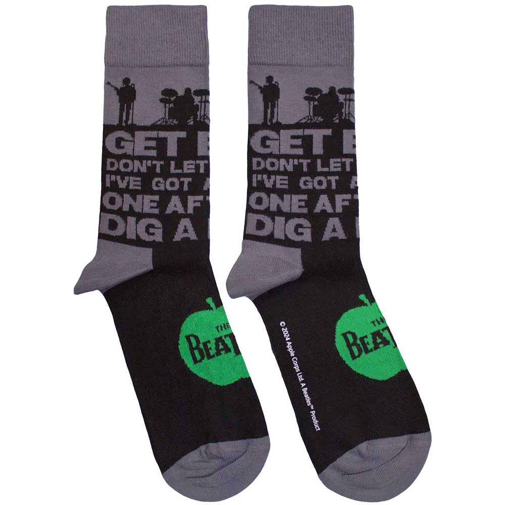 The Beatles Rooftop Silhouettes & Apple [Socks]
