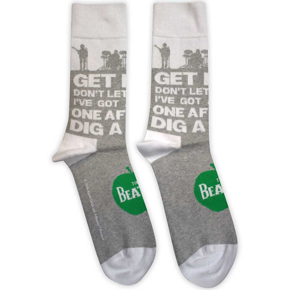 The Beatles Rooftop Silhouettes & Apple [Socks]