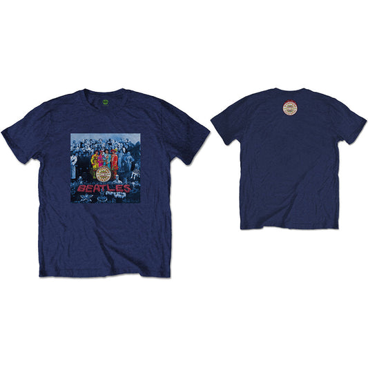 The Beatles Sgt Pepper Blue [T-Shirt] Officially Licensed