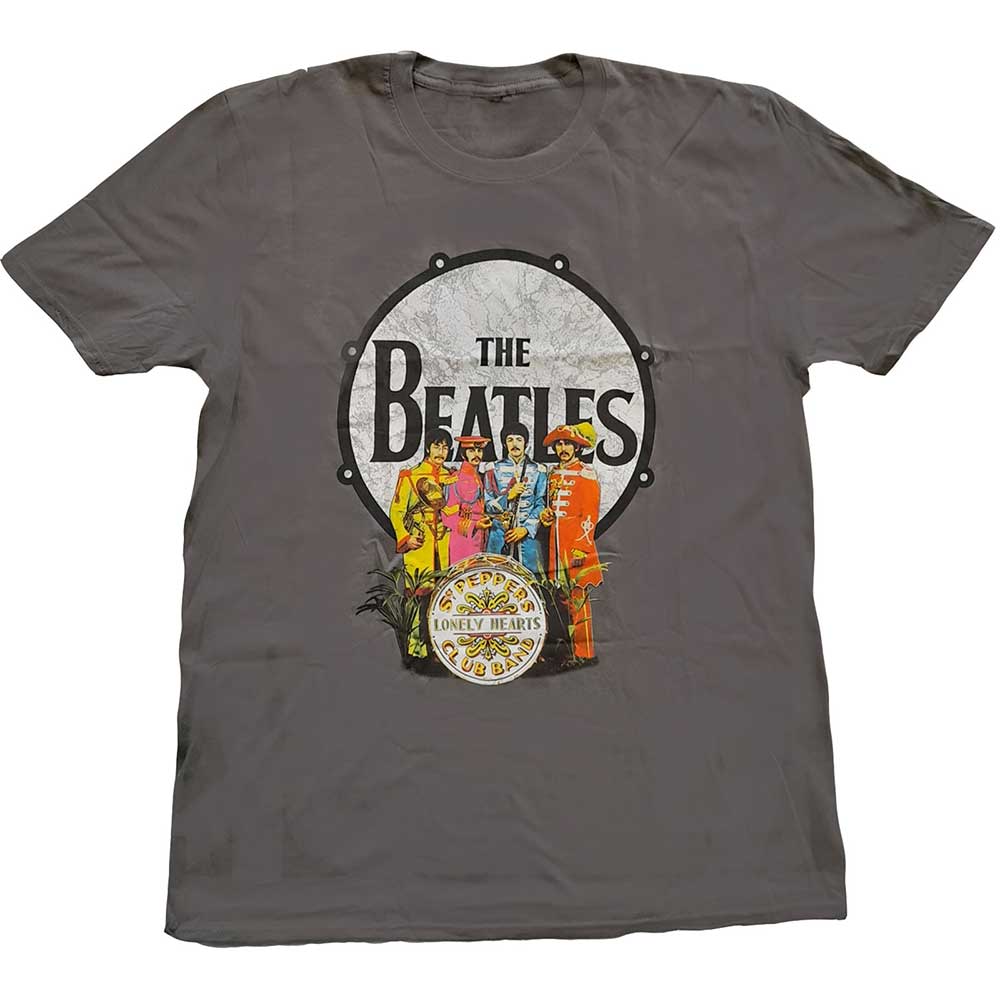 The Beatles Sgt Pepper & Drum [T-Shirt] Officially Licensed