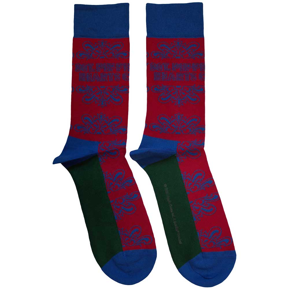 The Beatles Sgt Pepper Text Outlines [Socks]