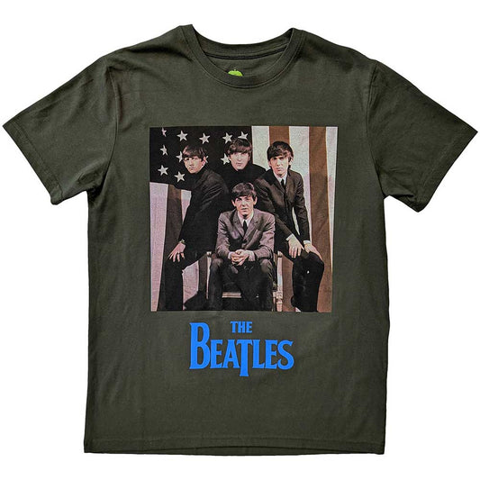 The Beatles US Flag Photo [T-Shirt]