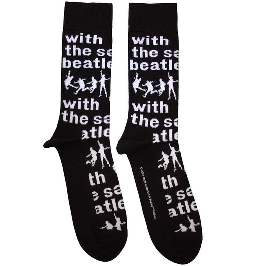 The Beatles With The Beatles Silhouettes Repeat [Socks]