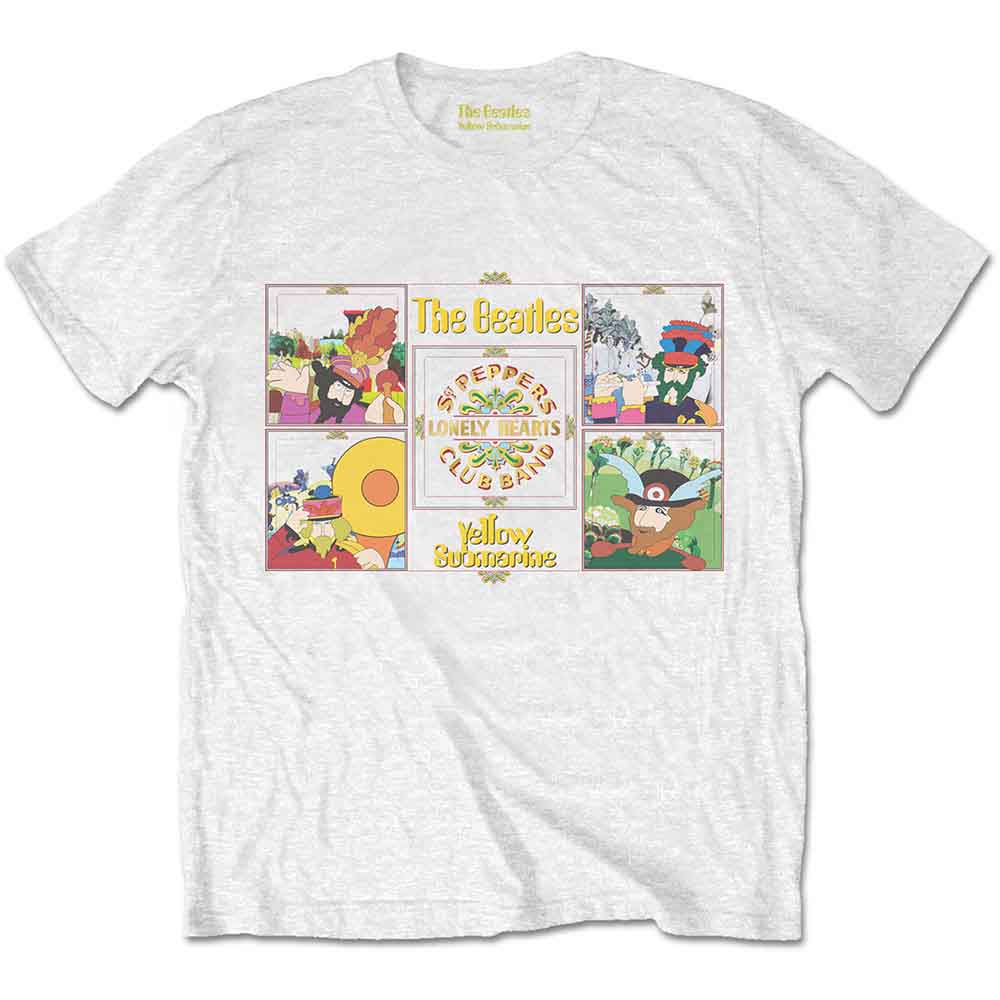 The Beatles Yellow Submarine Sgt Pepper Band [T-Shirt] Officially Licensed