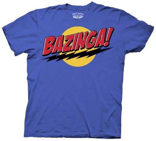 The Big Bang Theory Bazinga! Green or Blue T-shirt