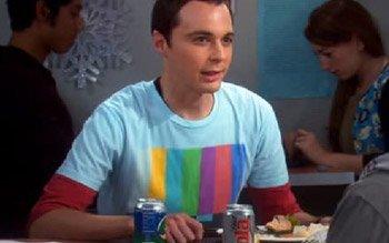 The Big Bang Theory Sheldon Test Pattern T-shirt