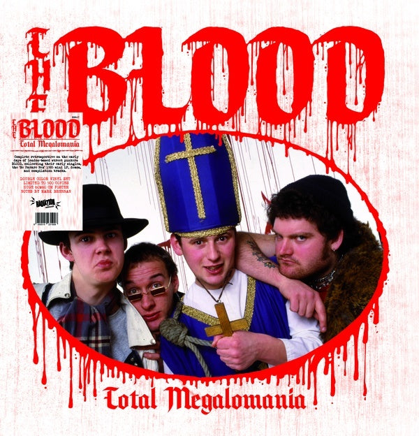THE BLOOD - Total Megalomania (Blue/White Vinyl) Vinyl Record