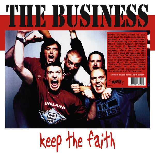 THE BUSINESS - Keep The Faith Vinyl Record