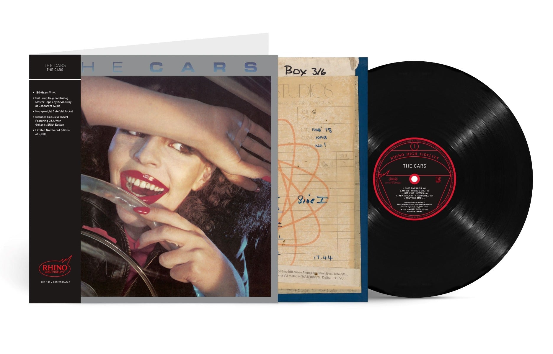 The Cars (Hi Fi) (Unnumbered) (Brick & Mortar Exclusive VINYL) Vinyl Record