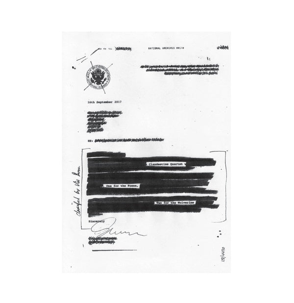 THE CLANDESTINE QUARTET - One for the Fossa, Two for the Wolverine Vinyl Record