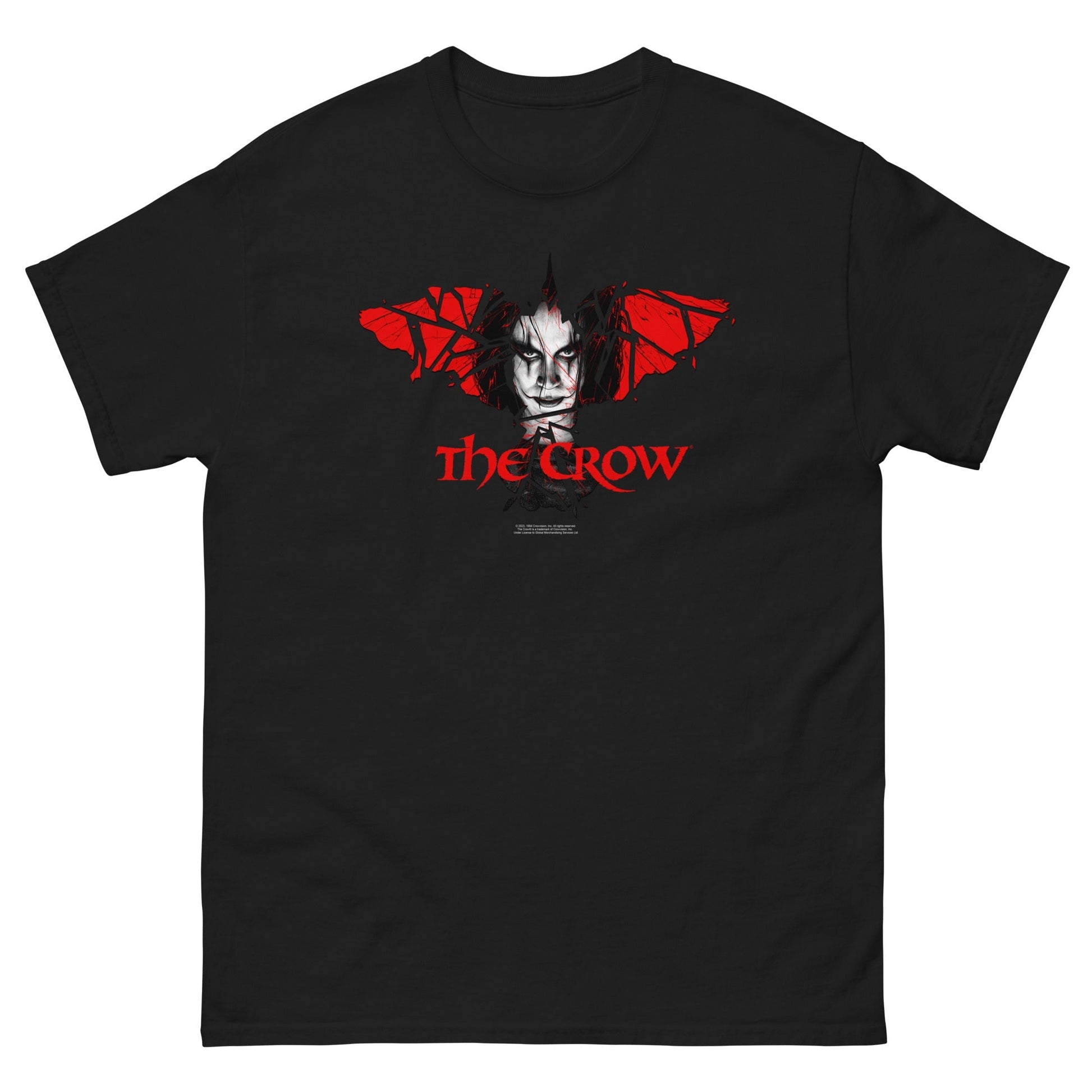 The Crow Crow Wings Officially Licensed Mens T Shirt Black